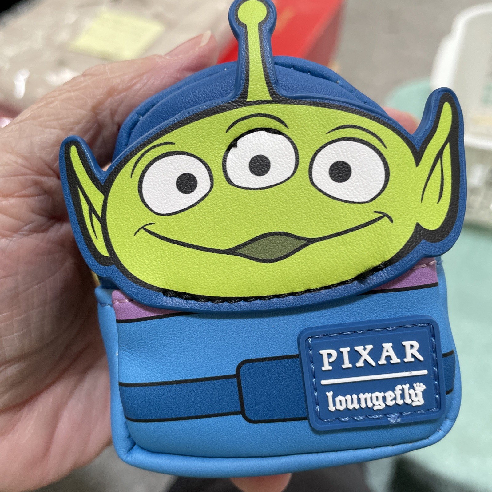 Loungefly Blue Toy Story Mini Backpack Keychain Alien New No Tags