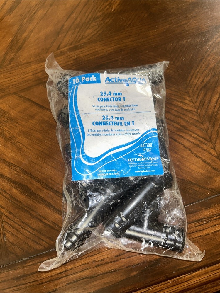 Active Aqua T-Y Connector 10 Pack for Hydroponics Systems