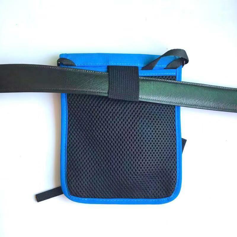 Travel Passport Holder Security Neck waterproof Pouch Wallet RFID Blocking BLUE