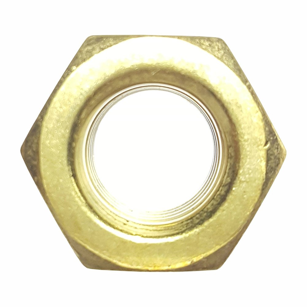 Solid Brass Nylon Inset Hex Lock Nuts Nylock All Sizes Available in Listing