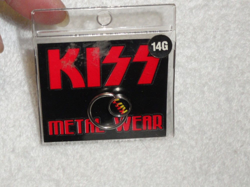 KISS Flame Logo Body Jewelry Metal Wear