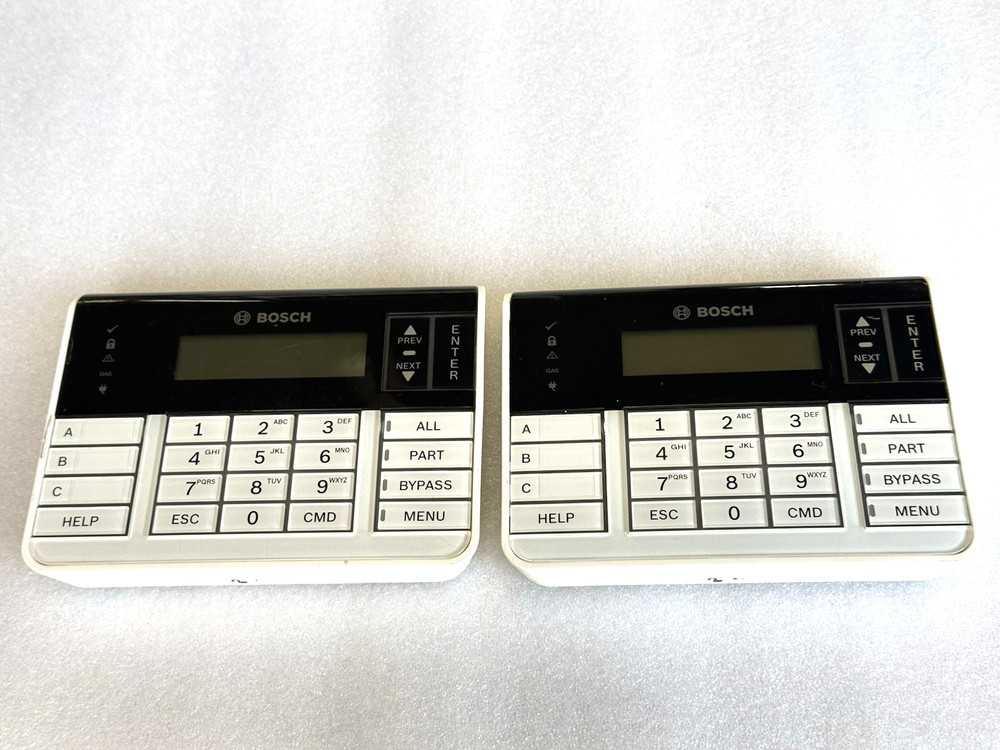 Bosch B920 Text Keypad with Function Keys LCD Display - LOT OF 2