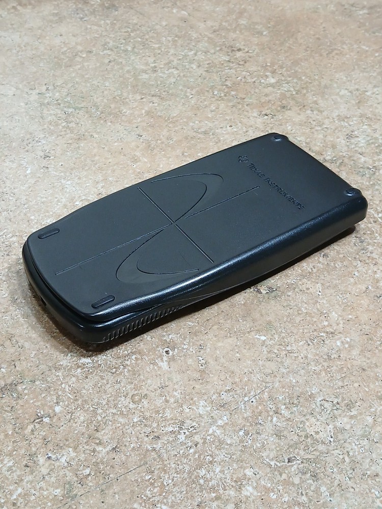 TESTED Texas Instruments TI-83 Plus Graphing Calculator Cover Black Math Algebra