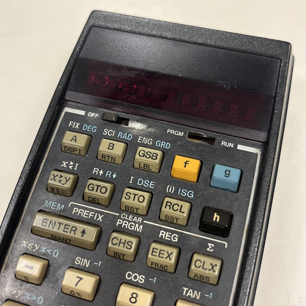 Hewlett-Packard HP-34C Programmable Calculator READ