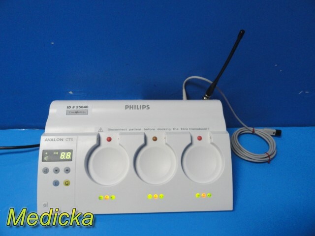 Philips Avalon M2720A CTS Base Station W/ RF Antenna & Interface cable ~ 25840
