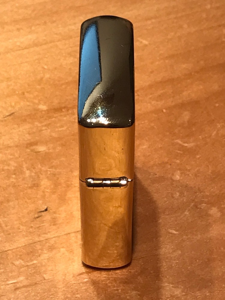 CLASSIC RONSON WIND II CHECKER LIGHTER WITH PROTECTIVE SLEEVE