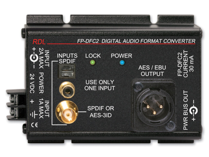 RDL FP-DFC2-RST-01 Digital Audio Format Converter, 24/192