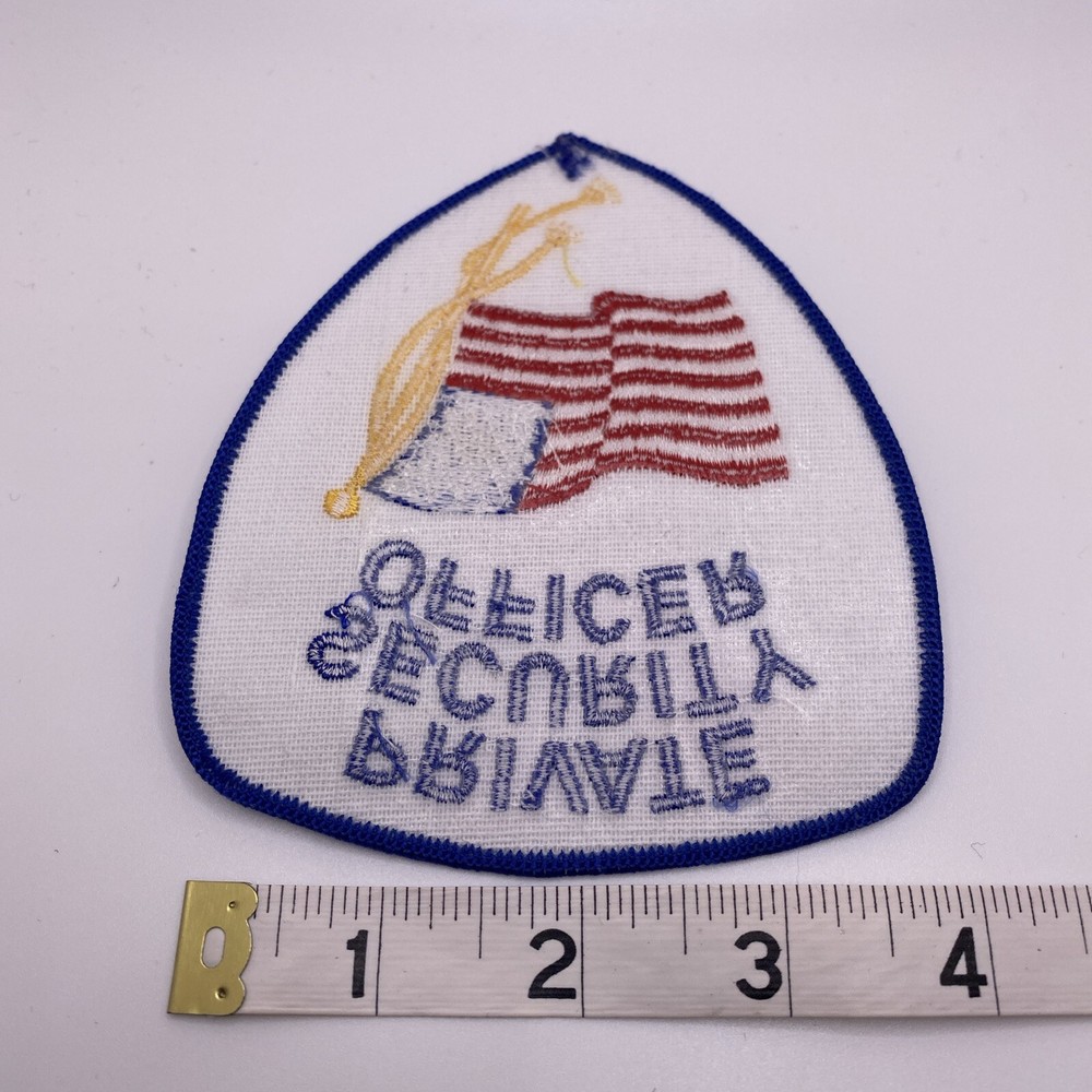 Private Security Officer, Embroidered Patch, Crest, Emblem New