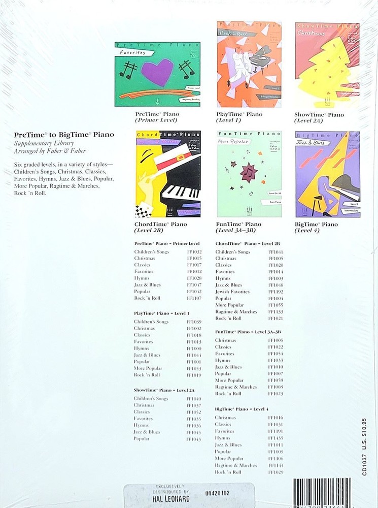 ShowTime Piano - Christmas - Level 2A Background Accompaniments CD