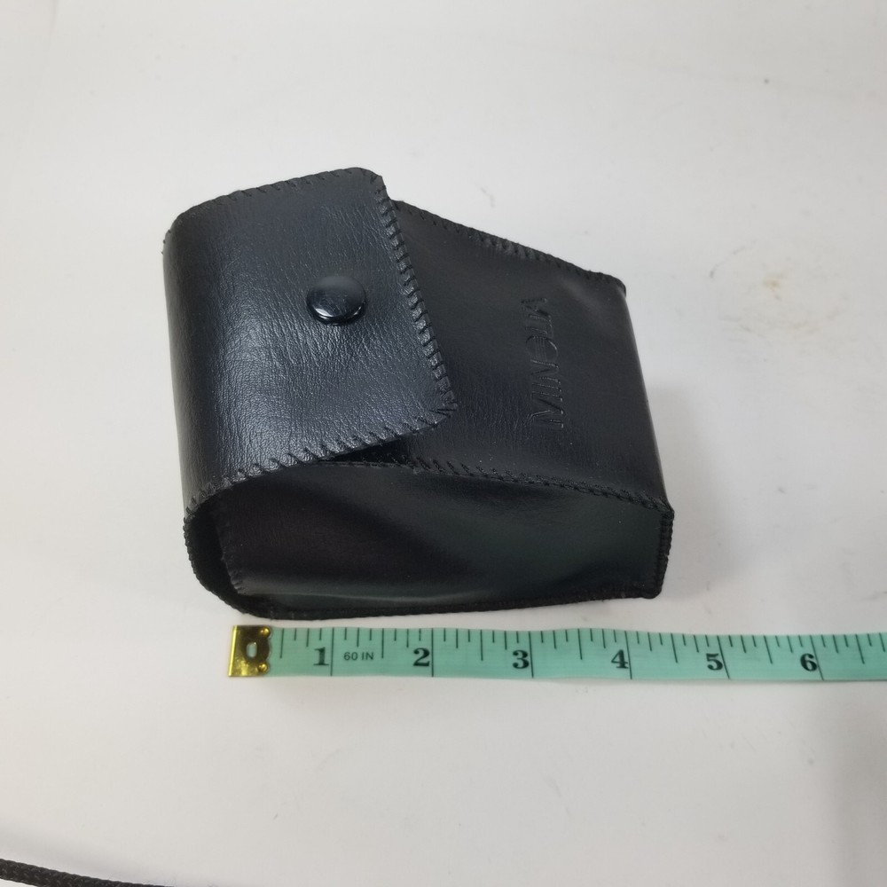 Minolta Vintage Camera Flash Cover Case with Snap Button