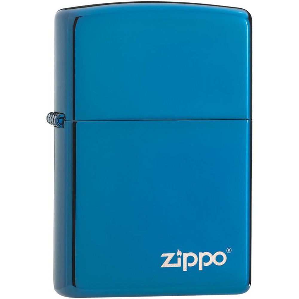 Zippo Logo Sapphire Pocket Lighter
