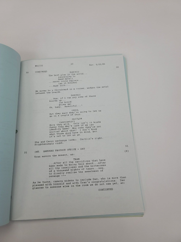 AIRWOLF / Robert Specht 1985 TV Script, Jan-Michael Vincent "The Deadly Circle"