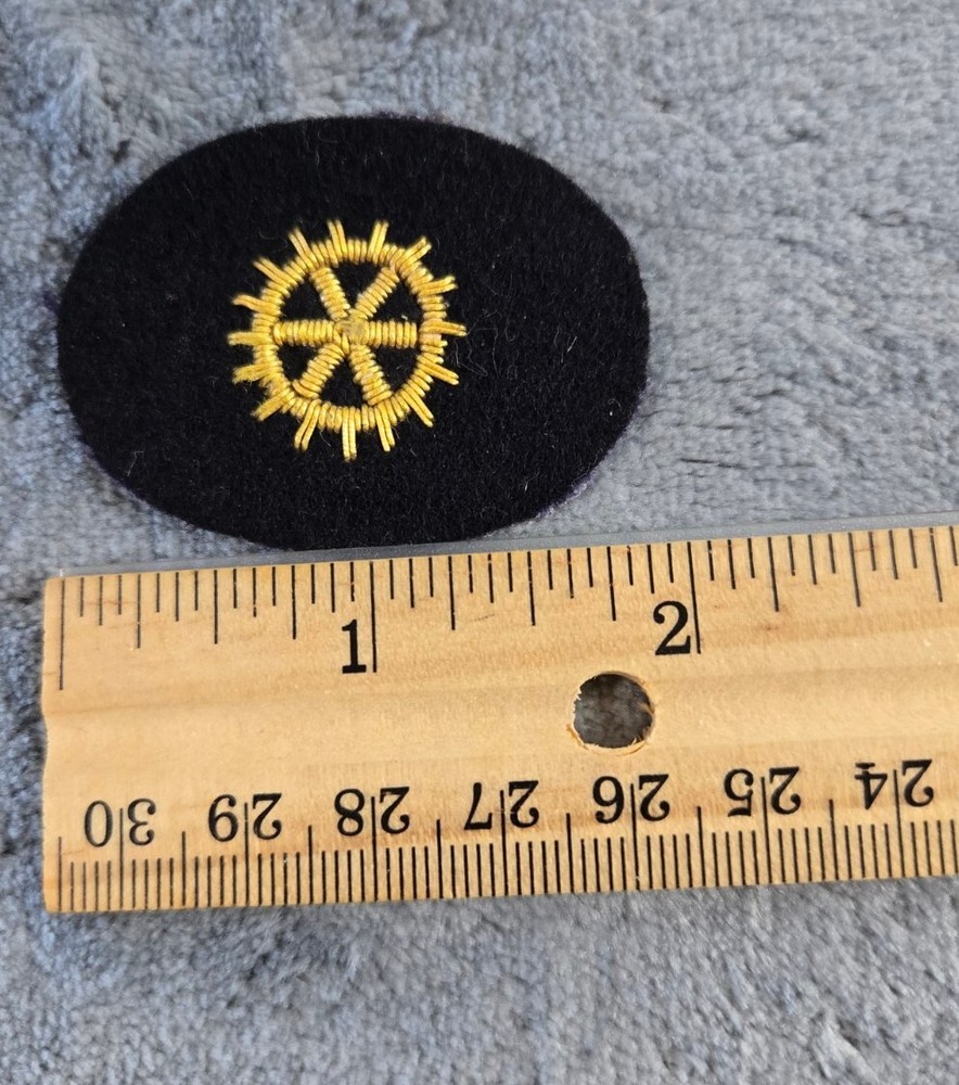 WWII GERMAN NAVY Engineer Trade Patch Career Sleeve PATCH Original