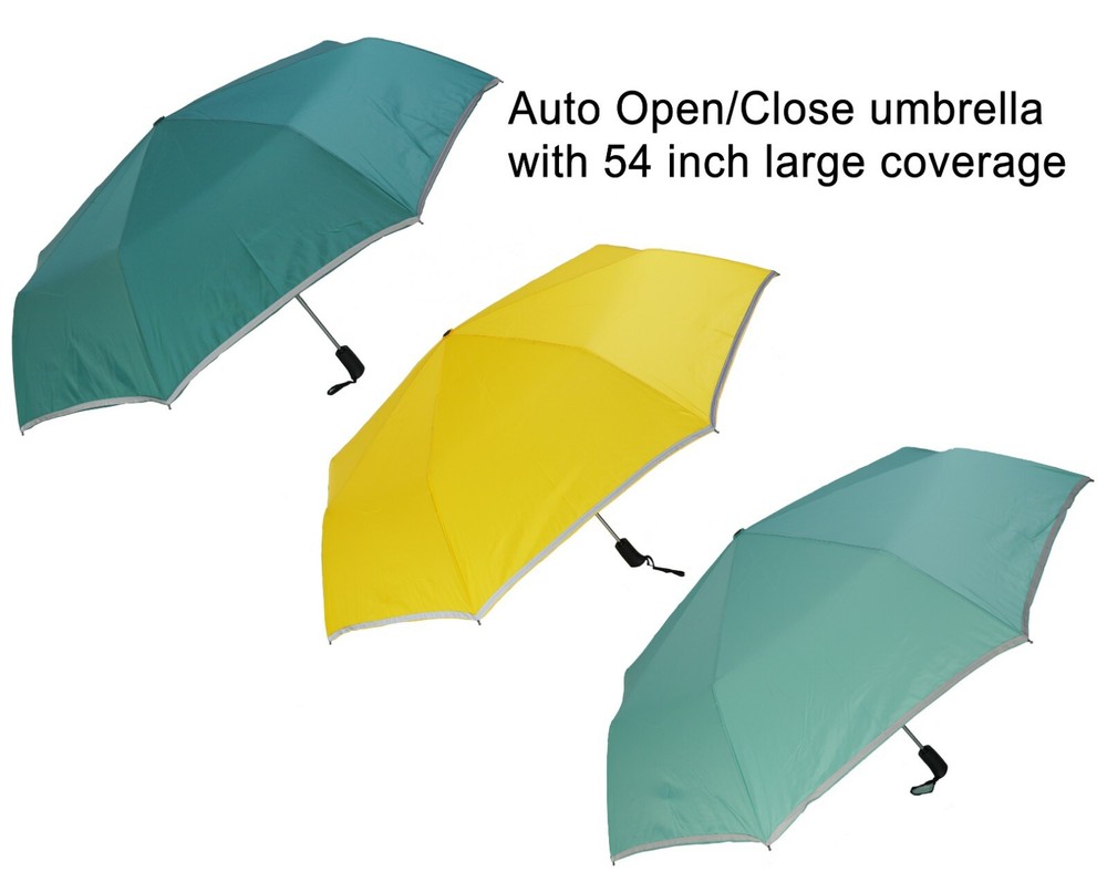 KUD 54 inch Arc Auto Open/Close compact umbrella with large coverage