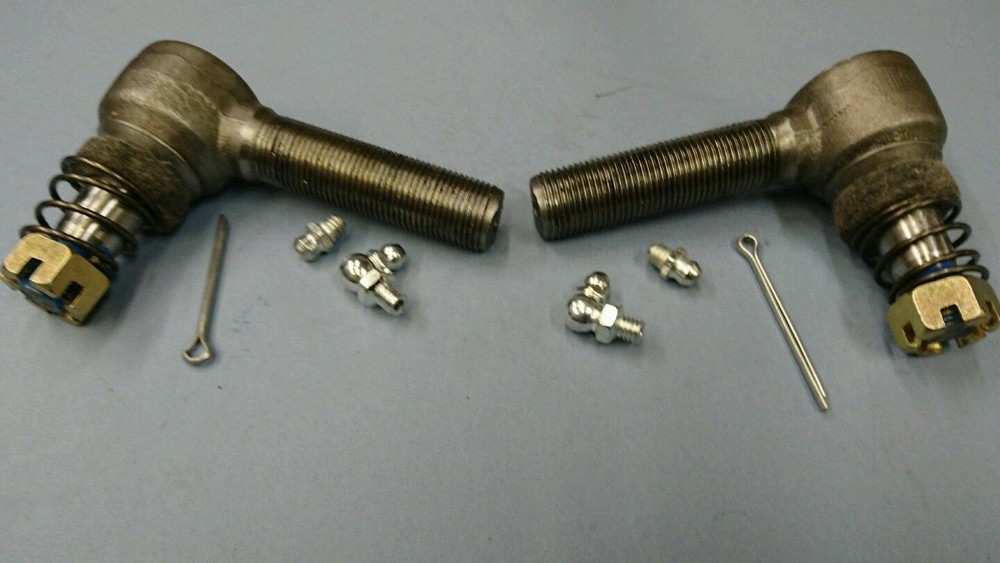 WILLYS MB, TRACK ROD ENDS T.P MARKED LEFT & RIGHT HAND THREAD (1 PAIR)