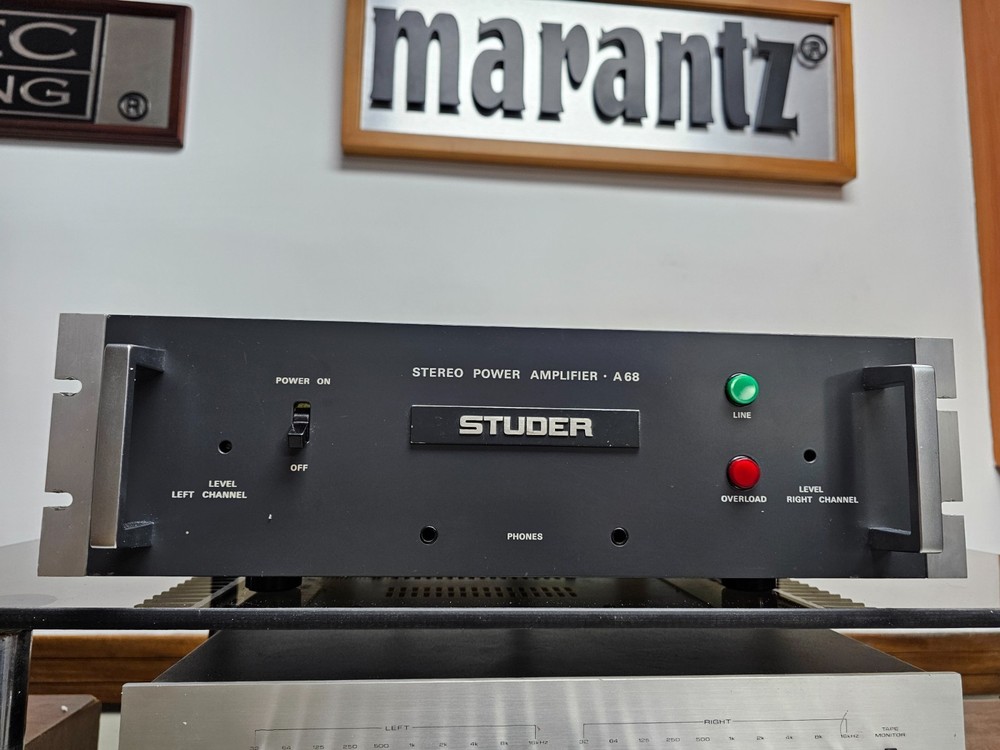 Studer A-68 Power Amp Serviced Good Condition