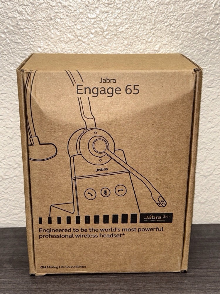 Jabra Engage 65 SE Wireless DECT Headset with Charging Base #D744