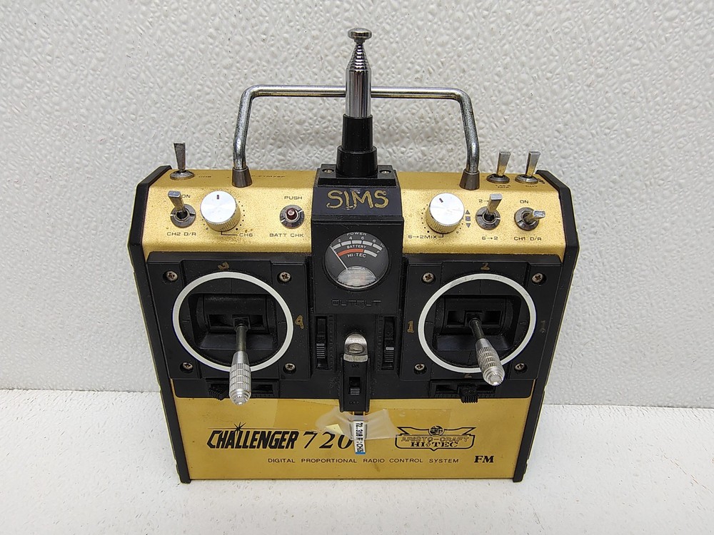 ARISTO-CRAFT CHALLENGER 720 RC Plane / Airplane Remote Controller AS IS UNTESTED