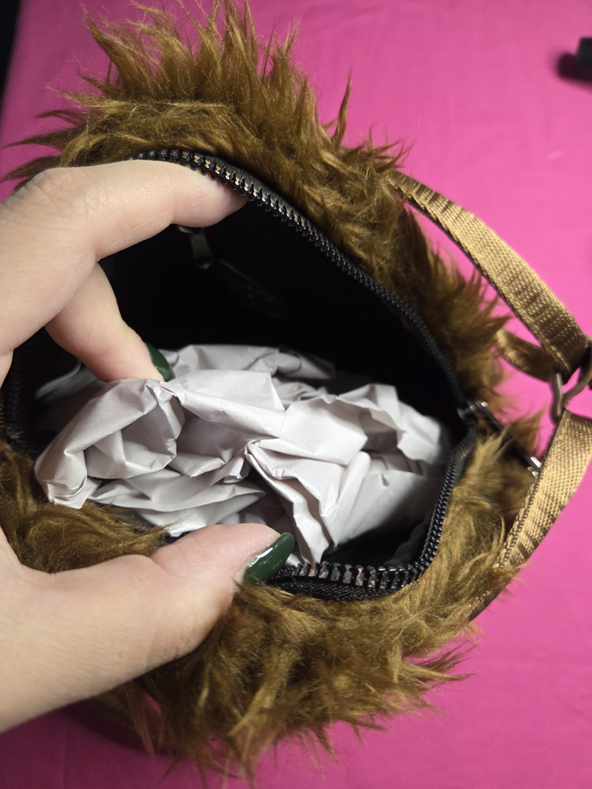 Disney Star Wars Chewbacca Furry Deluxe Crossbody New Purse