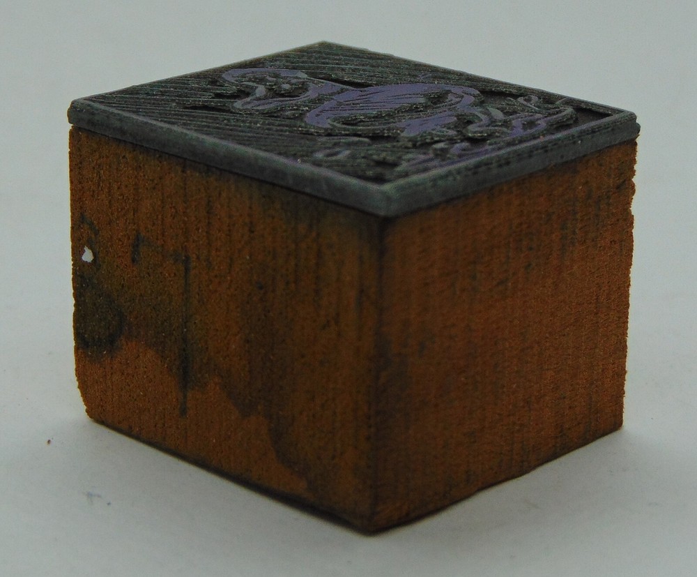 Printing Letterpress Printers Block Duck In Rain