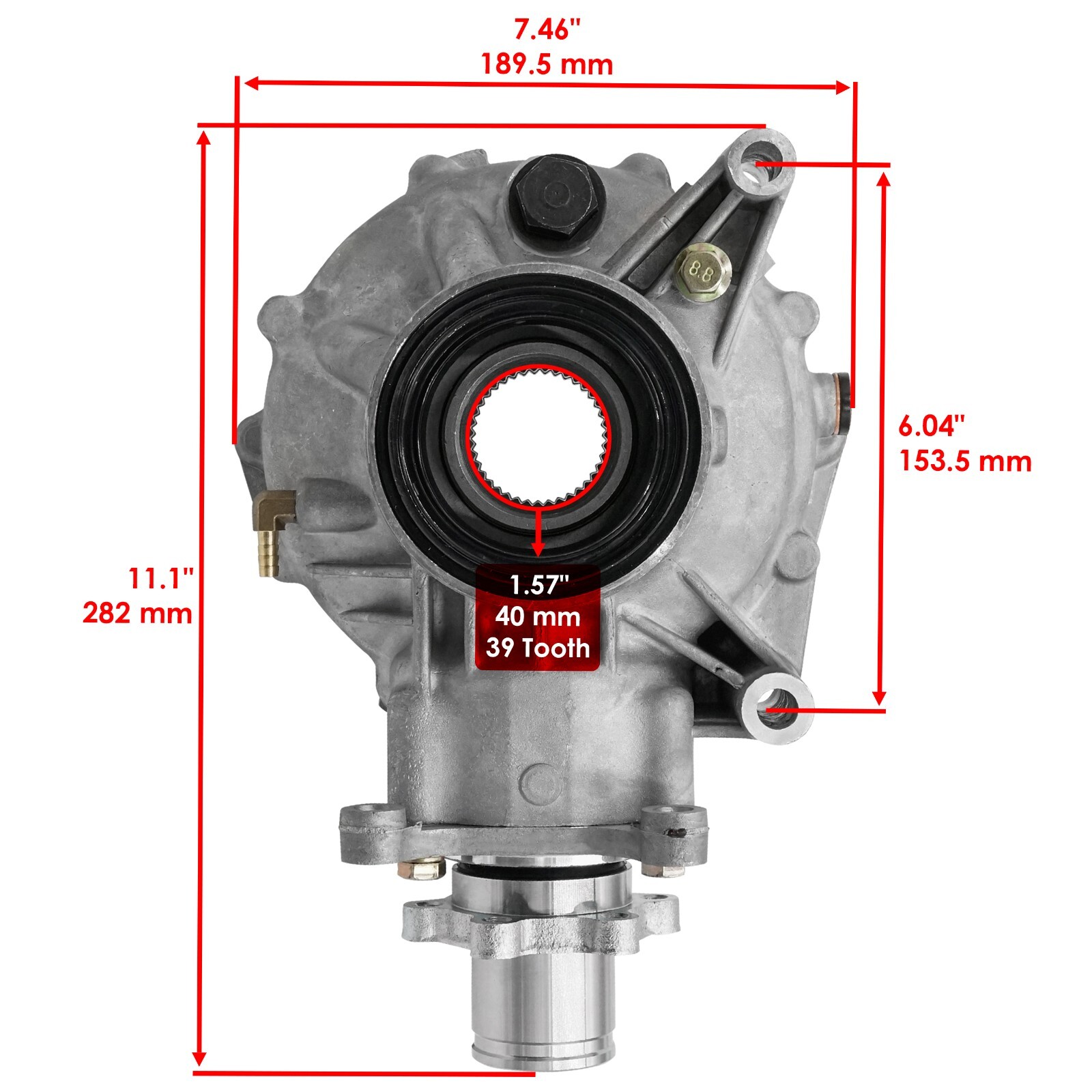 Complete Rear Differential for Yamaha Grizzly 660 YFM660F Hunter Edition 02-08