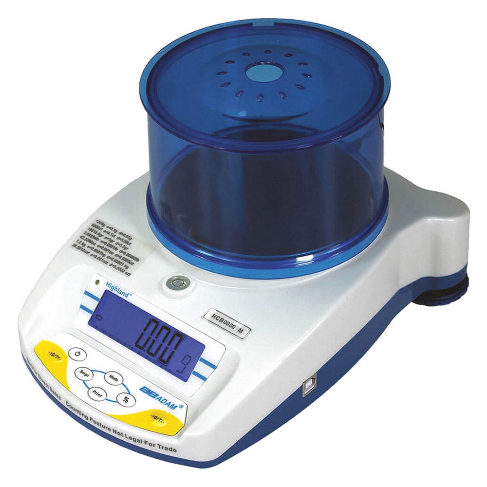 ADAM EQUIPMENT HCB 302aM Compact Bench Scale,Digital,300g Cap. 499L57