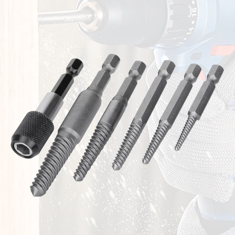 Stud Screw Extractor Remover includes 5 different-sized headless screws