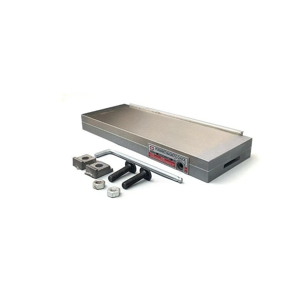 6x16" Fine Pole Magnetic Chuck - Powerful Sealed Rectangular Grinding Solution