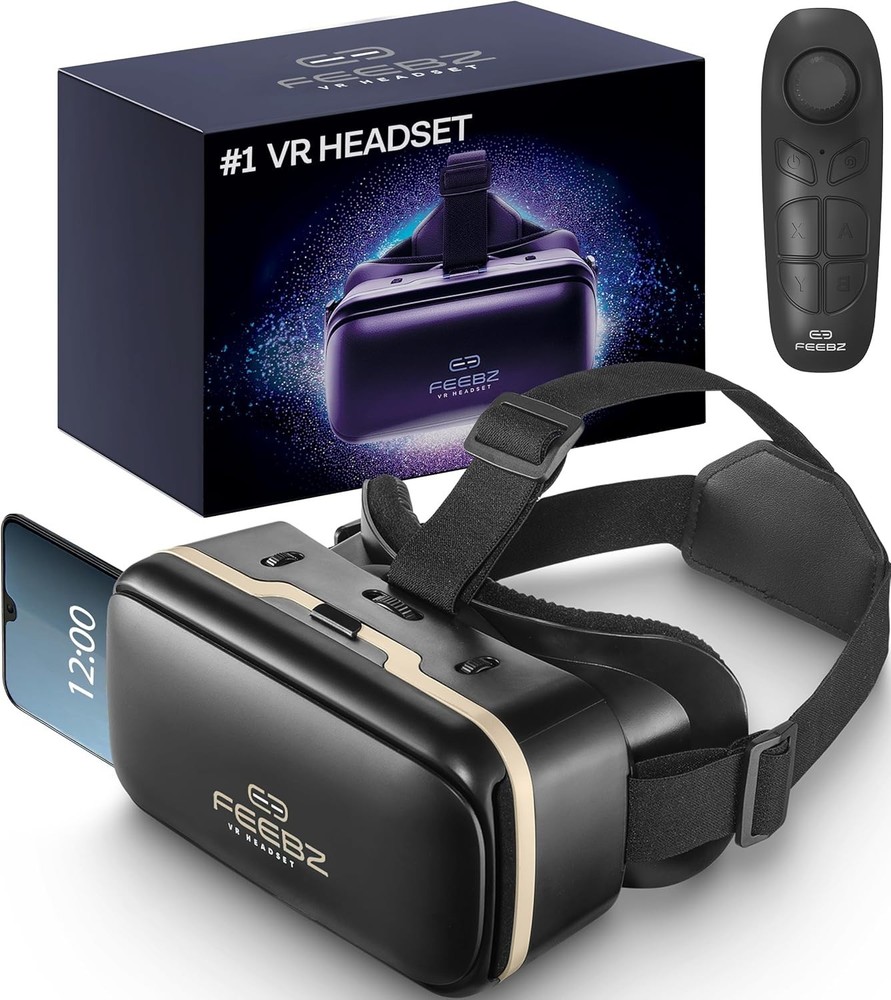 3D VR Headset for Kids 2.0 + Android Remote - for iPhone & Android Phones |