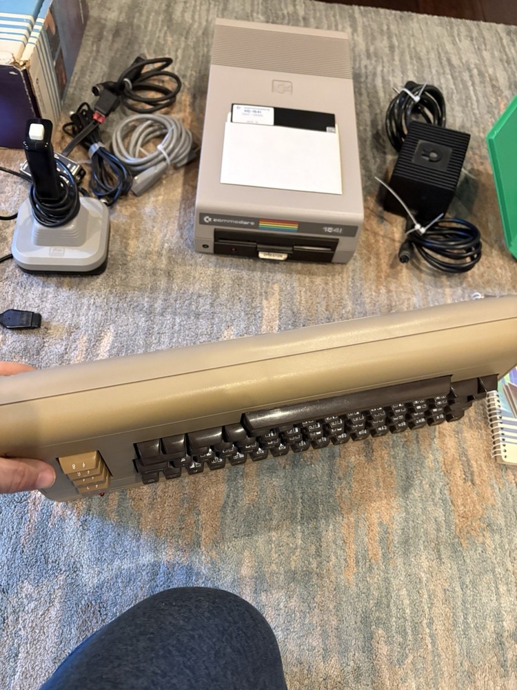 VINTAGE Commodore 64 complete system, Drive, Games, modem Fully tested working