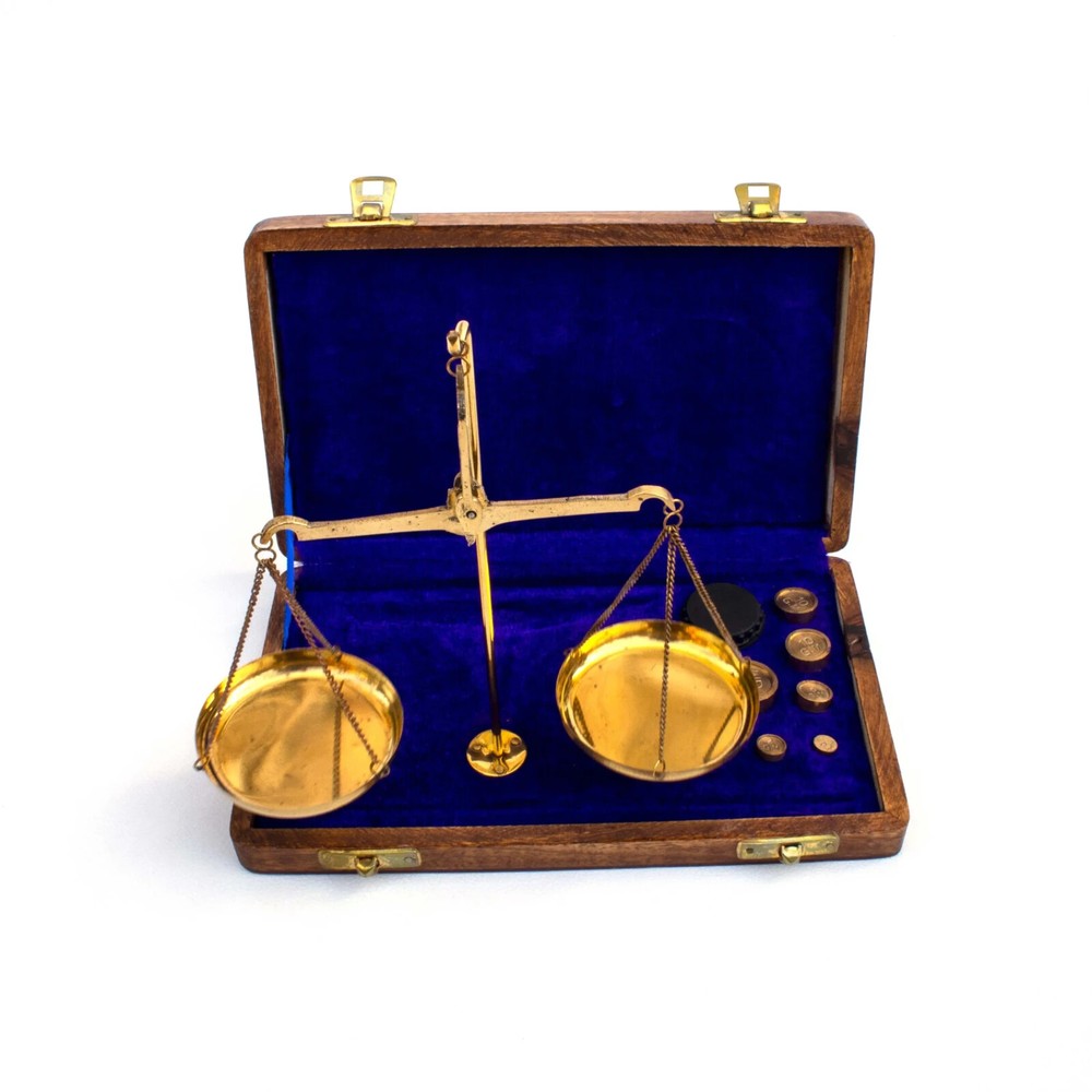 Nautical Decor Gift Small Working Brass Balance Scale