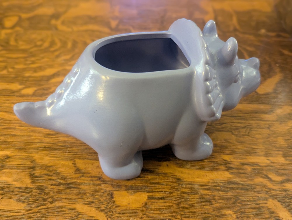 Novelty Triceratops Planter