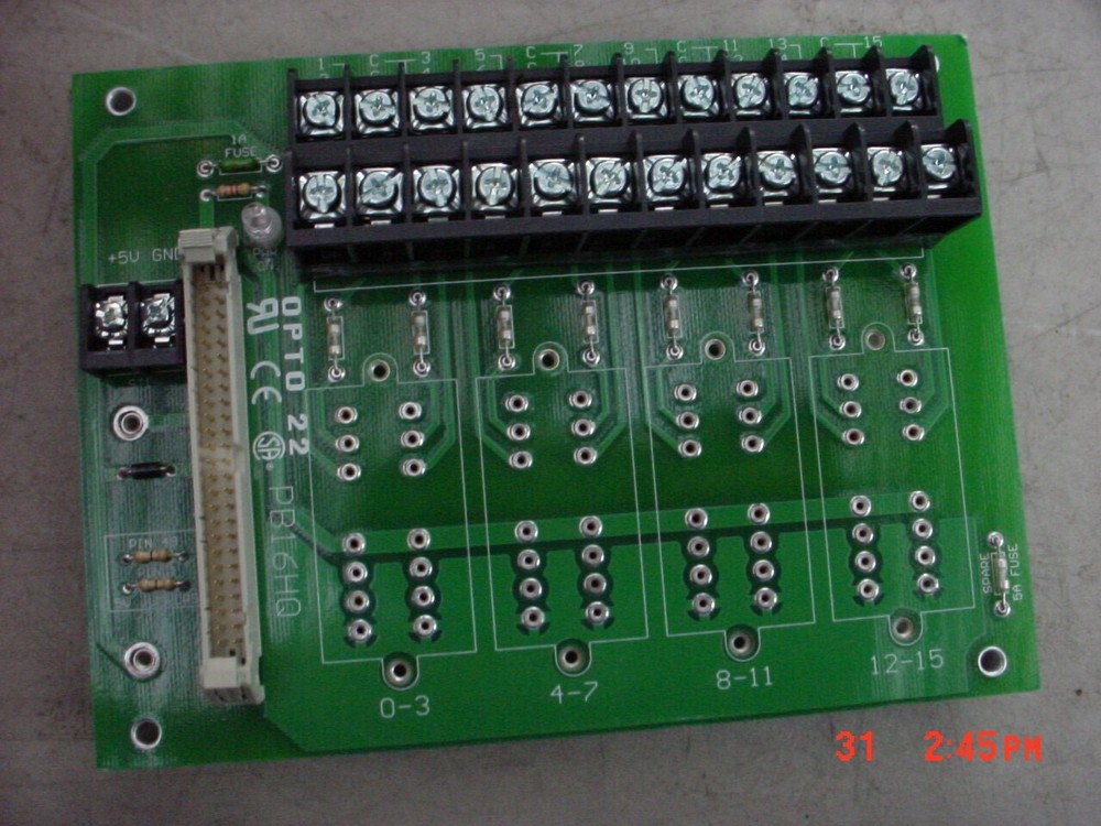Opto 22 PB16HQ Quad Module Position Rack