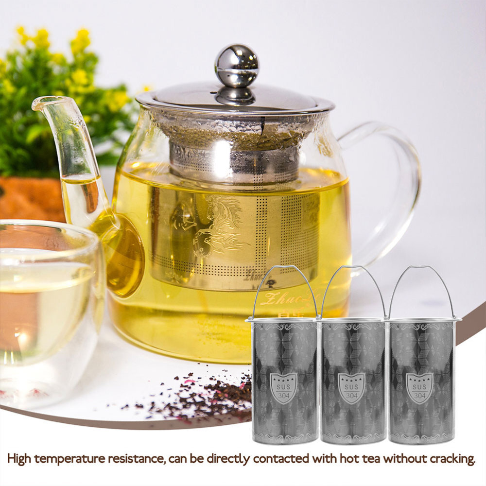 1PC Tea Infuser Mesh Strainer Tea Filter Teapot Replacement Mesh Strainer