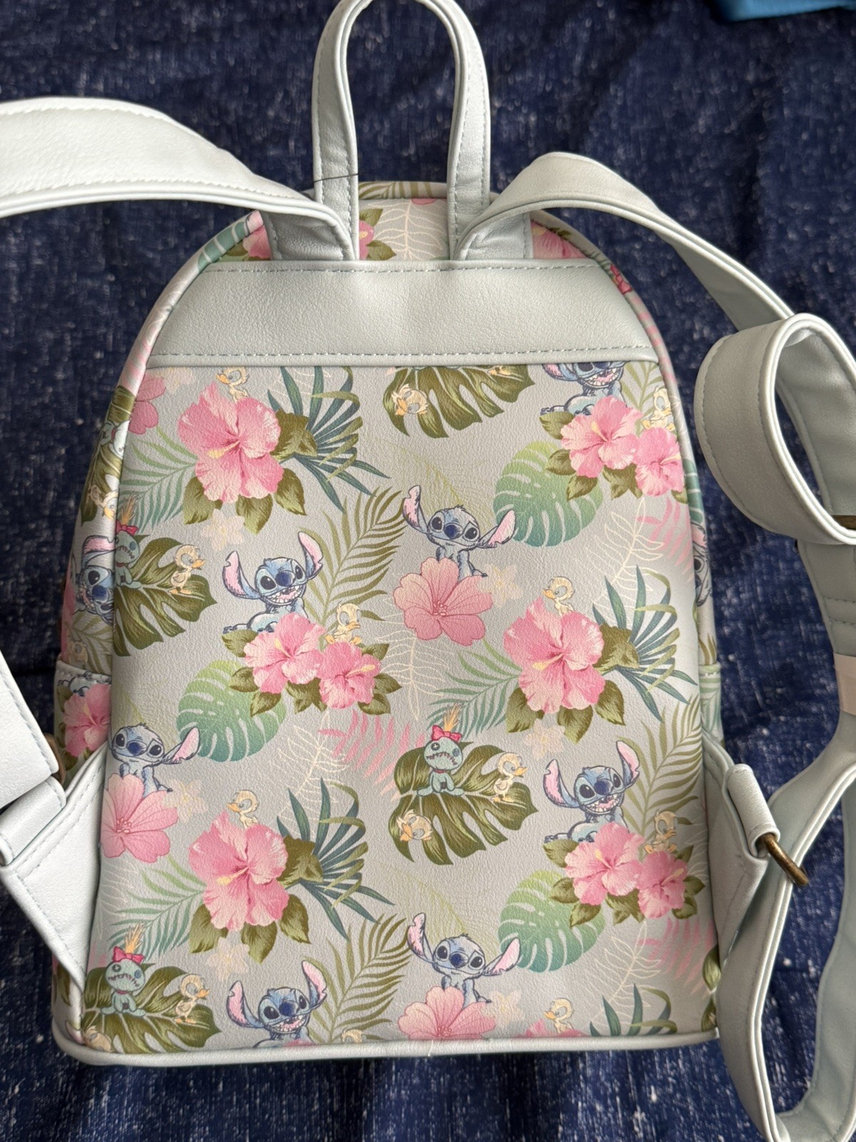 Loungefly Disney Lilo & Stitch Tropical Floral Mini Backpack New with tags