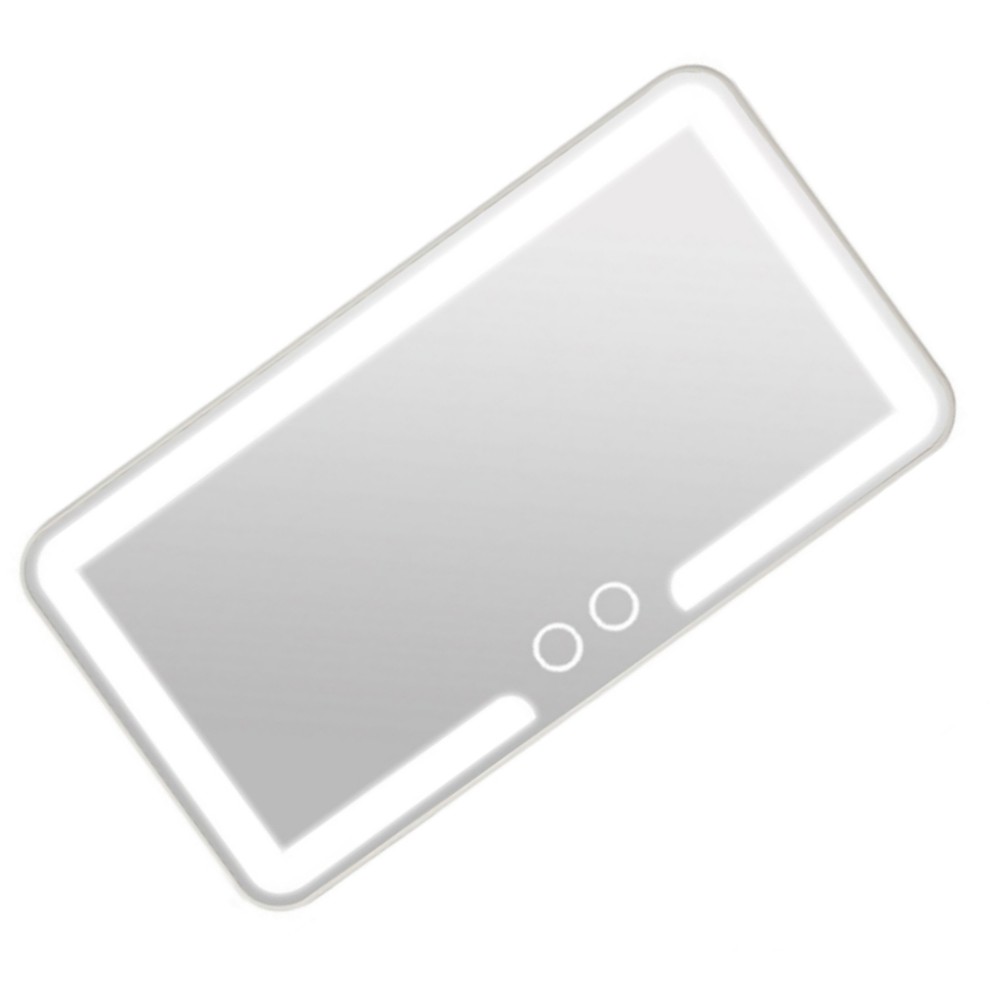 Rechargeable Vanity Mirror For Car Sun Visor With 3 Light Modes Type-C Charging