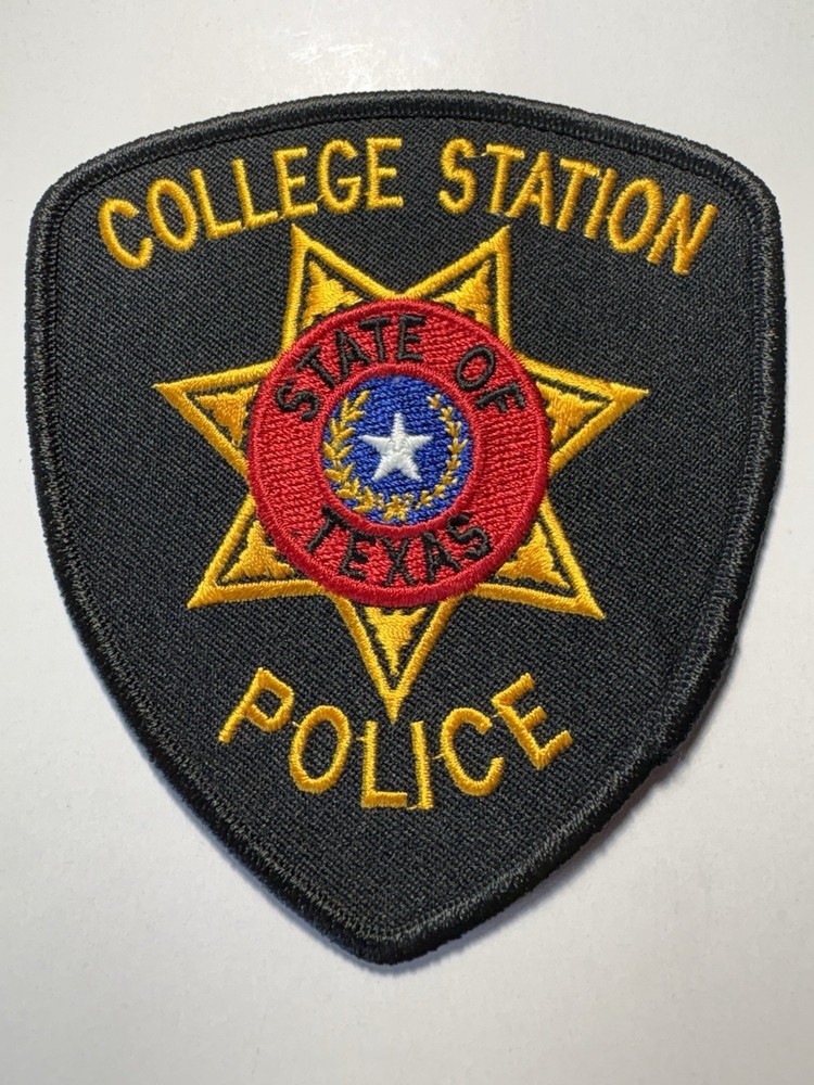 College Station Texas Police Patch