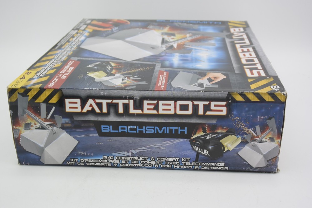 TECH 4 KIDS BATTLEBOTS R/C CONSTRUCT & COMBAT KIT Blacksmith REMOTE CONTROL NEW