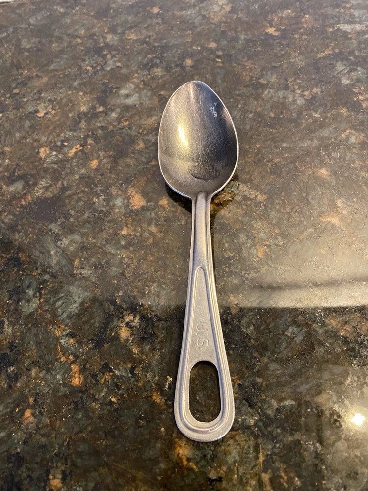 US Army Silco Stainless Spoon - 7.5"Long