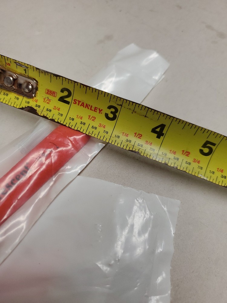 Crescent AC14C Adjustable Wrench 4" Cush Grip Chrome red handle