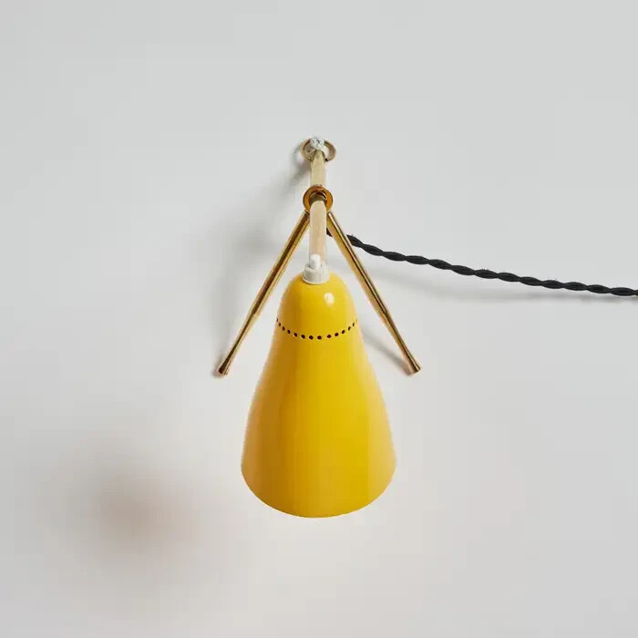 Giuseppe Ostuni "Ochetta" Yellow Wall or Table Lamp