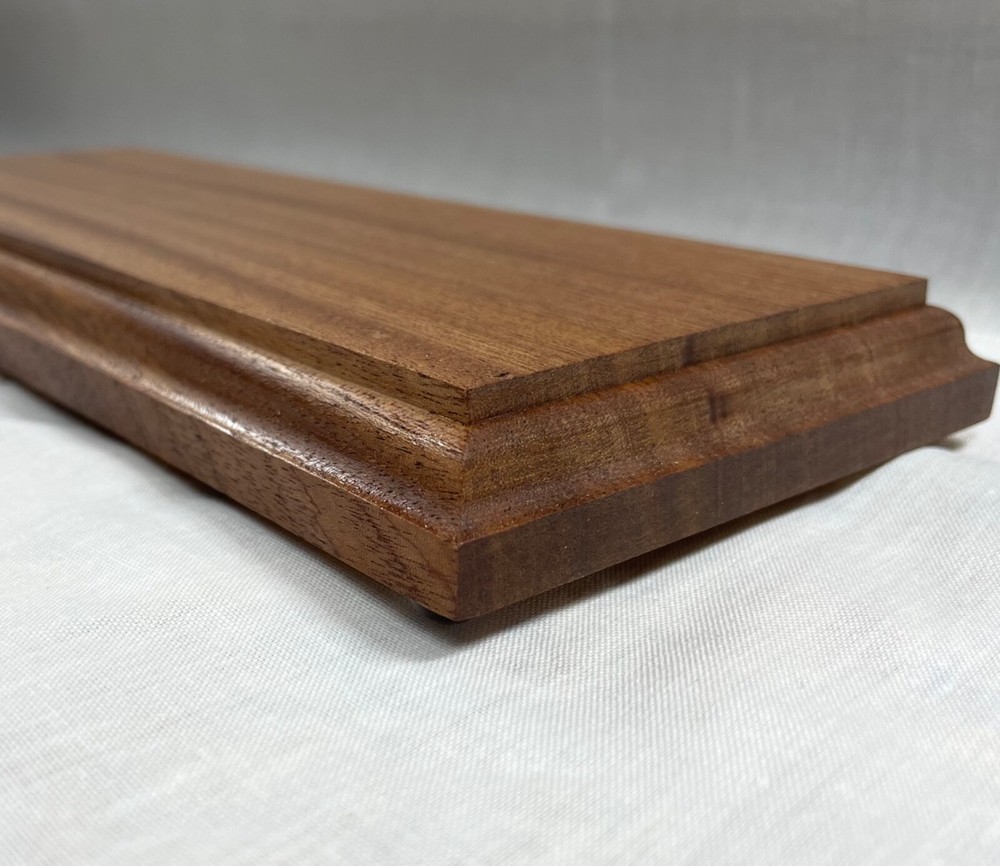 Solid Sapele Mahogany Display Bases and Plinths - for Trophies, Models,