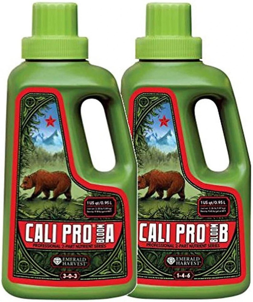 Emerald Harvest - Cali Pro Bloom A+B 1 Quart COMBO PACK