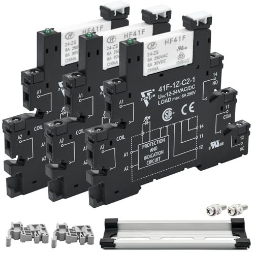 Pcs Electromechanical Relay Black Miniature Power Relay Black Screw Socket C2 3