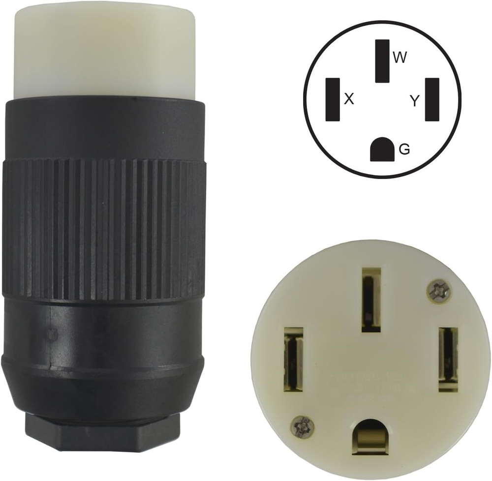 60839-00 14-50R Assembly Connector, Black