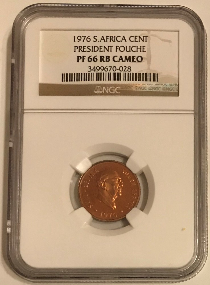 South Africa 1976 1c Cent High Grade Proof