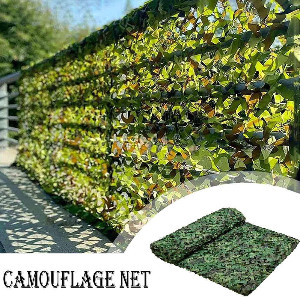 26x26Ft Military Woodland Camouflage Netting Cutable Camo Net Camping Hunting