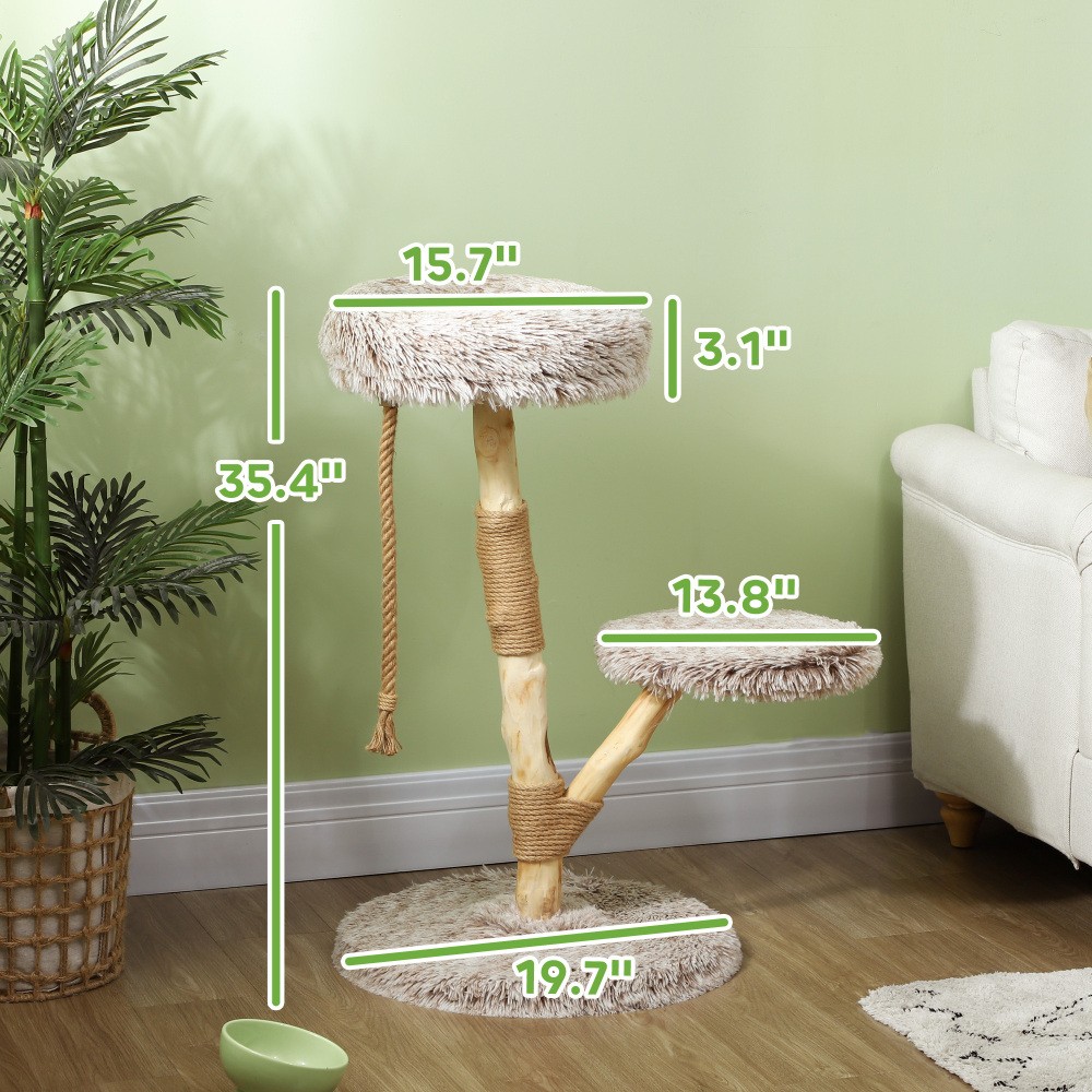 Cat Tree Tower Multi-Level w/Scratching Posts, Bed & Toy, Free Shipping