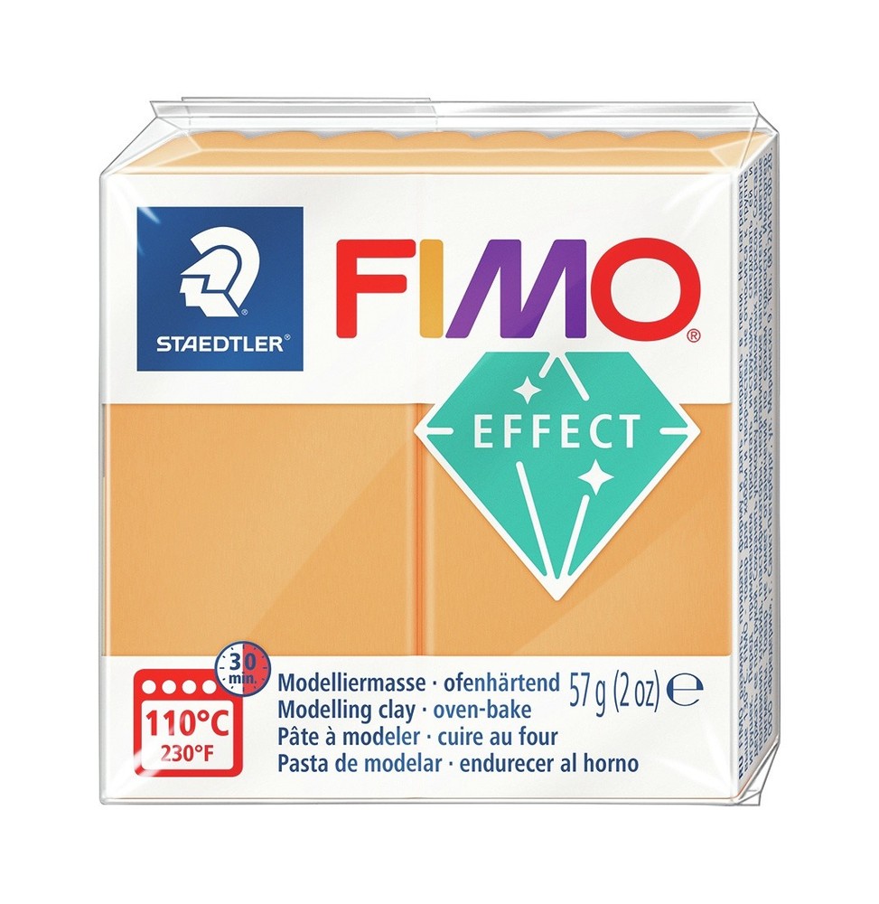 Fimo Effect Neon Polymer Clay 2oz-Neon Orange - 6 Pack