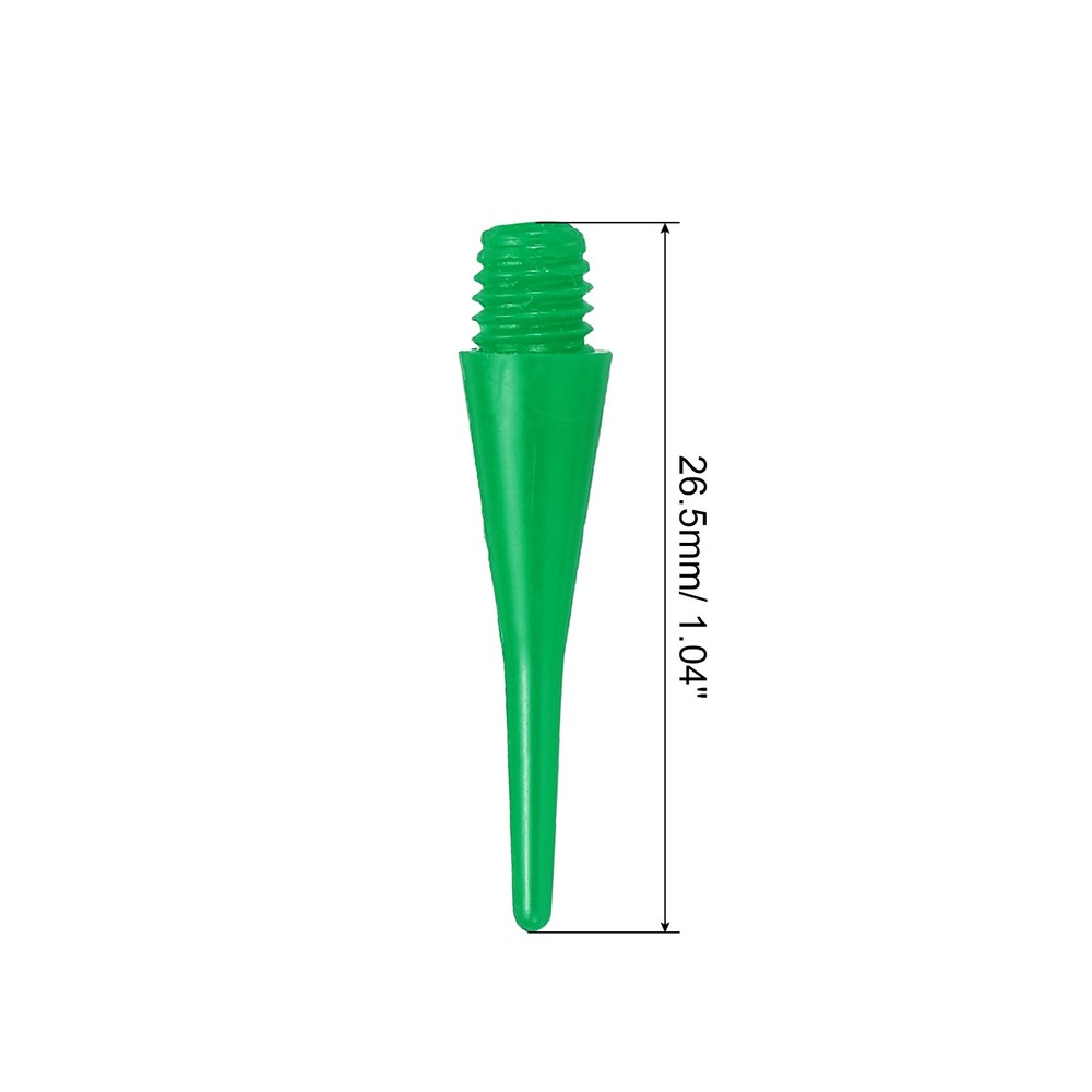 Plastic Dart Tips, 150 Pack 2BA Thread Soft Dart Tips, Green